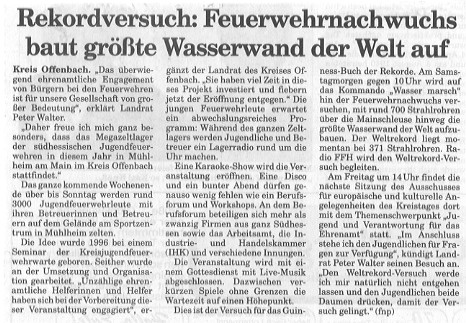 Frankfurter Neue Presse vom 4. August 2000