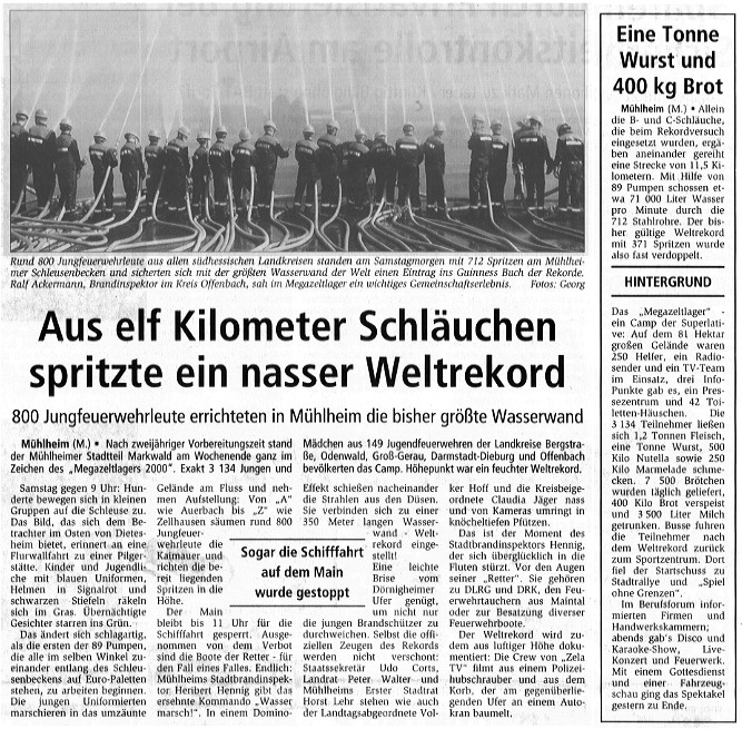 Offenbach-Post vom 7. August 2000
